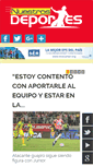 Mobile Screenshot of nuestrosdeportes.com